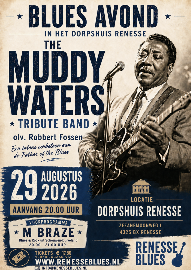 Renesse Blues: The Muddy Waters Tribute Band + M-Braze — muziek in Zeeland