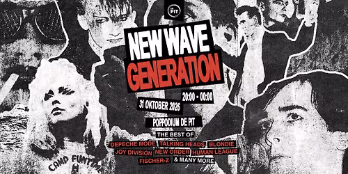 New Wave Generation | Poppodium de Pit — muziek in Zeeland